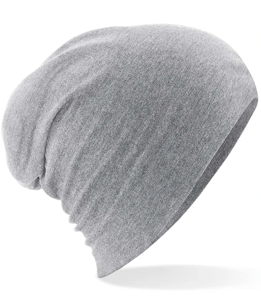 Beechfield Hemsedal Slouch Beanie — Heather Grey