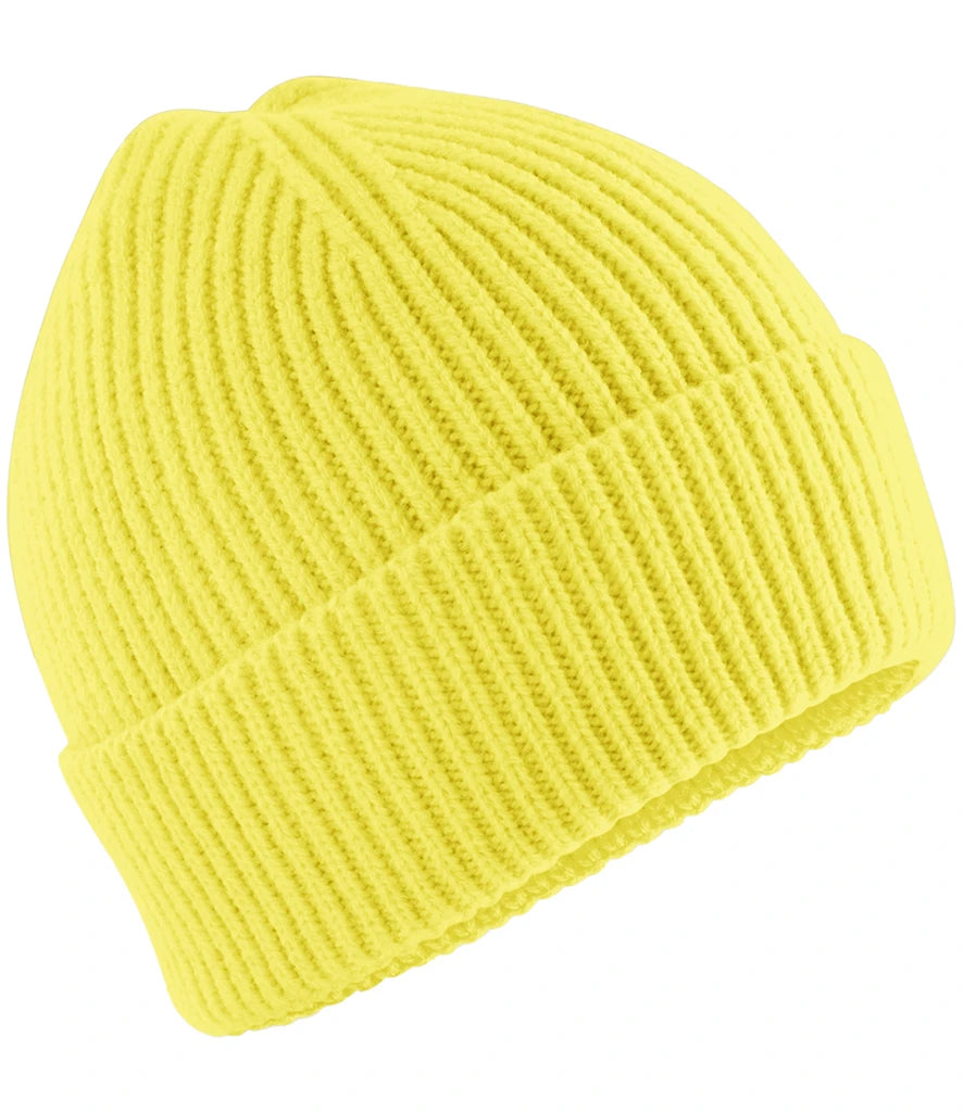 Beechfield Kids Fashion Beanie — Lemon