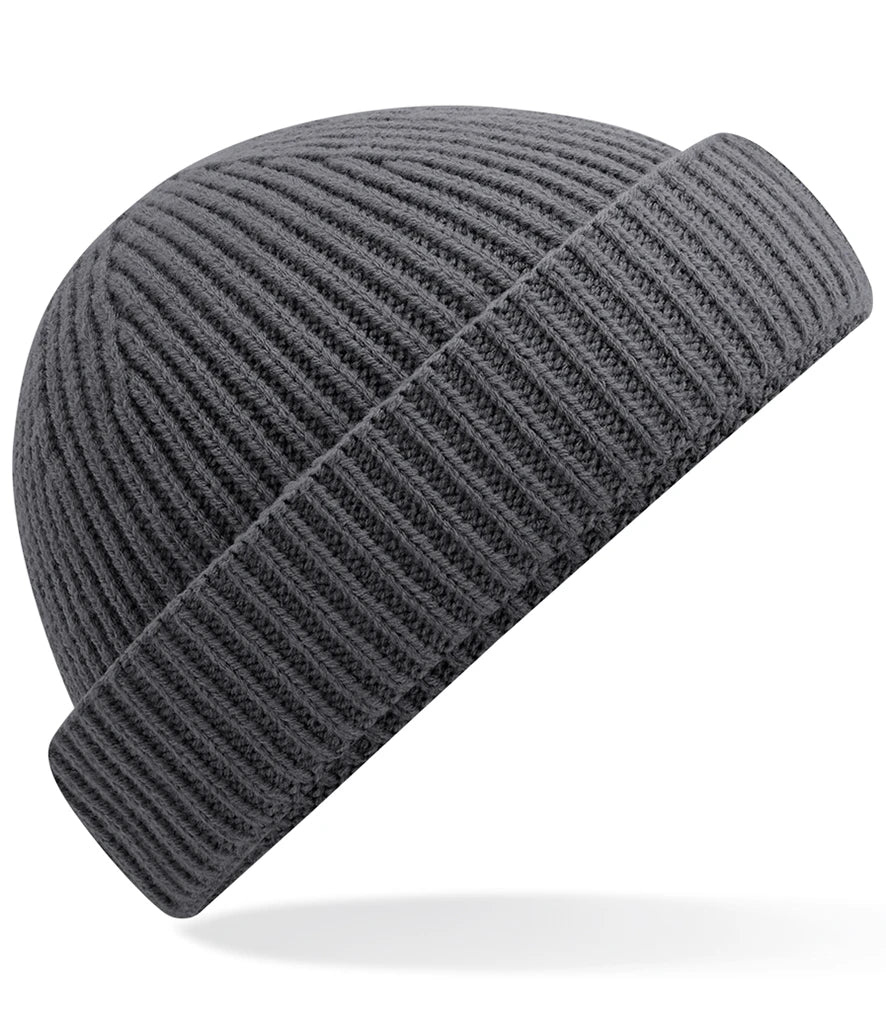 Beechfield Recycled Harbour Beanie — Graphite Grey