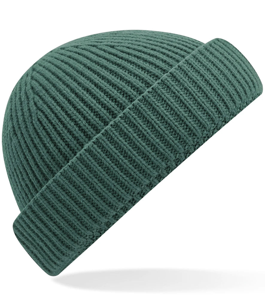 Beechfield Recycled Harbour Beanie — Marine Green