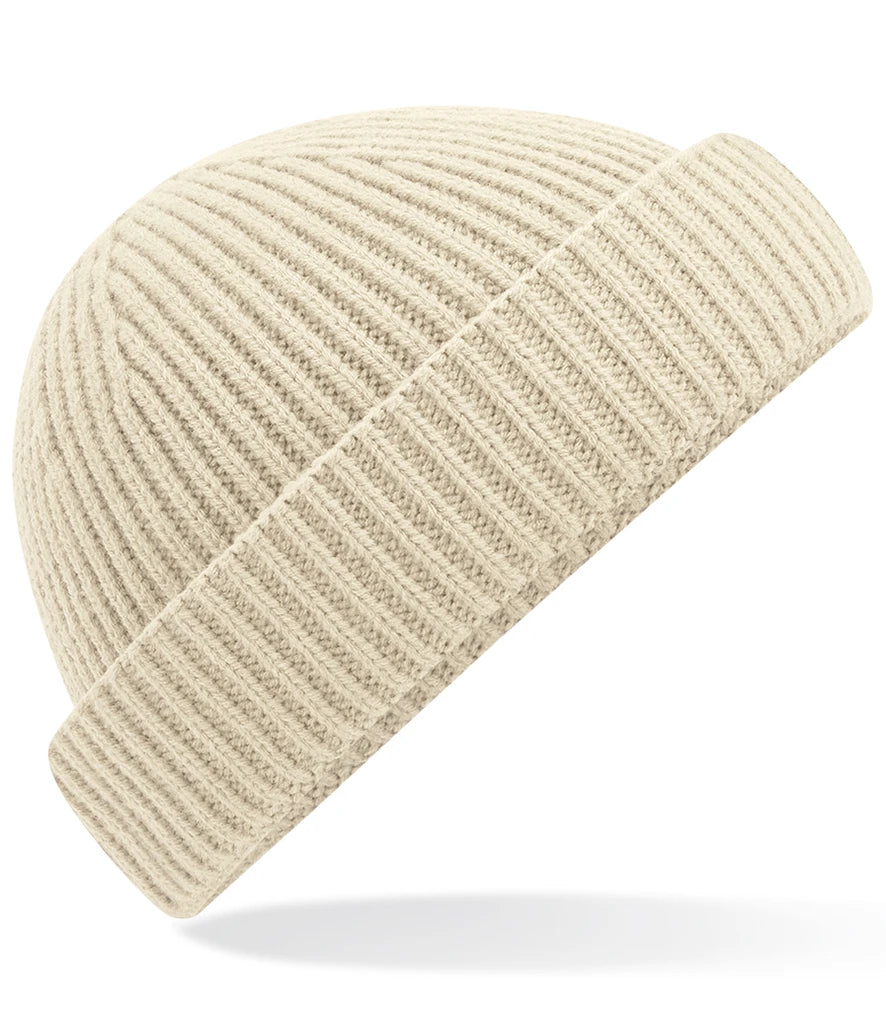 Beechfield Recycled Harbour Beanie — Oatmeal