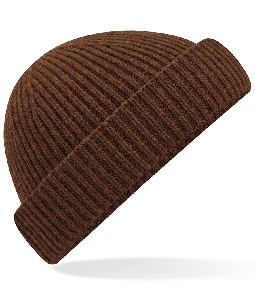 Beechfield Recycled Harbour Beanie — Wallnut