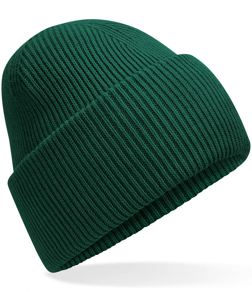 Beechfield Classic Engineered Deep Cuffed Beanie — Bottle Green
