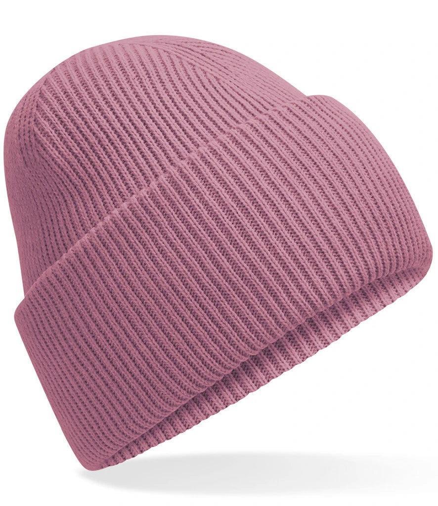 Beechfield Classic Engineered Deep Cuffed Beanie — Dusty Purple