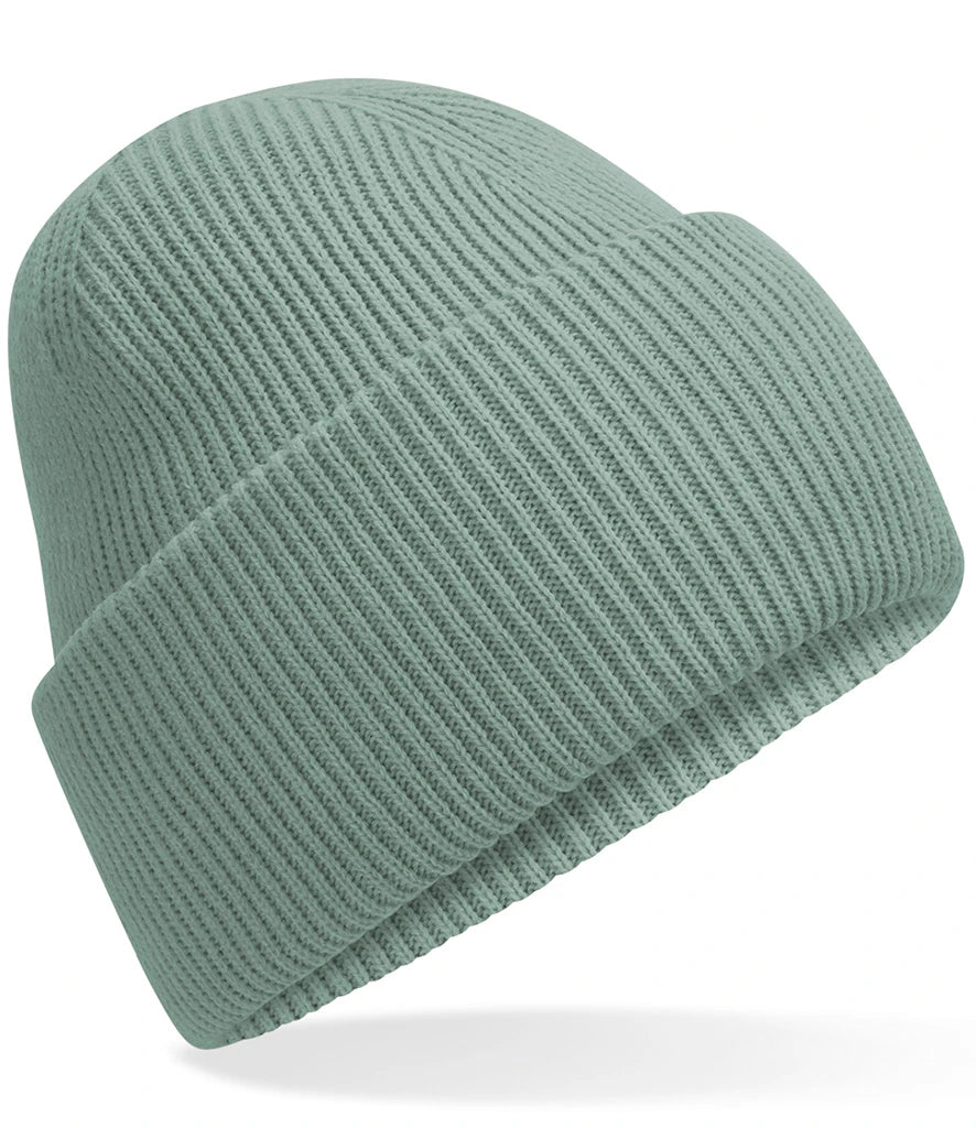Beechfield Classic Engineered Deep Cuffed Beanie — Dusty Green