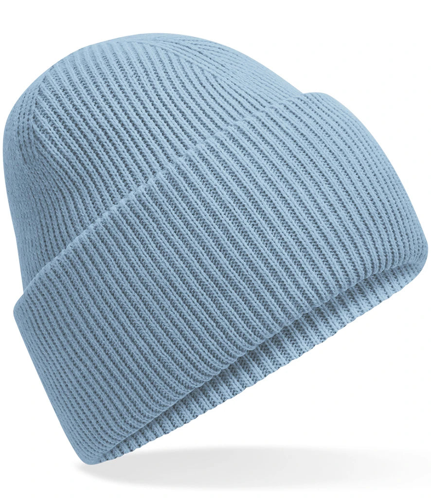 Beechfield Classic Engineered Deep Cuffed Beanie — Dusty Blue