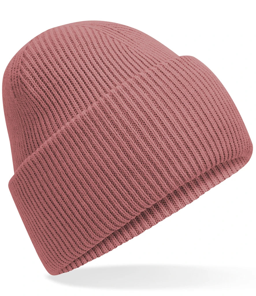 Beechfield Classic Engineered Deep Cuffed Beanie — Rose