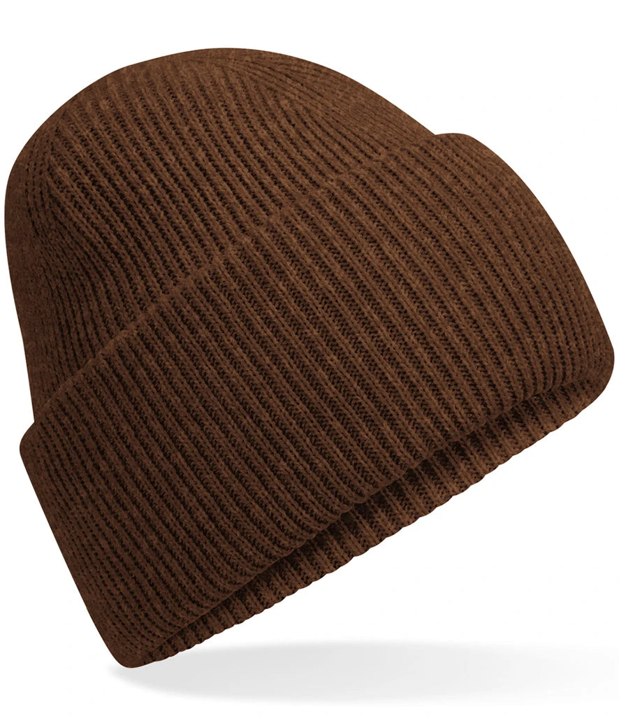 Beechfield Classic Engineered Deep Cuffed Beanie — Walnut