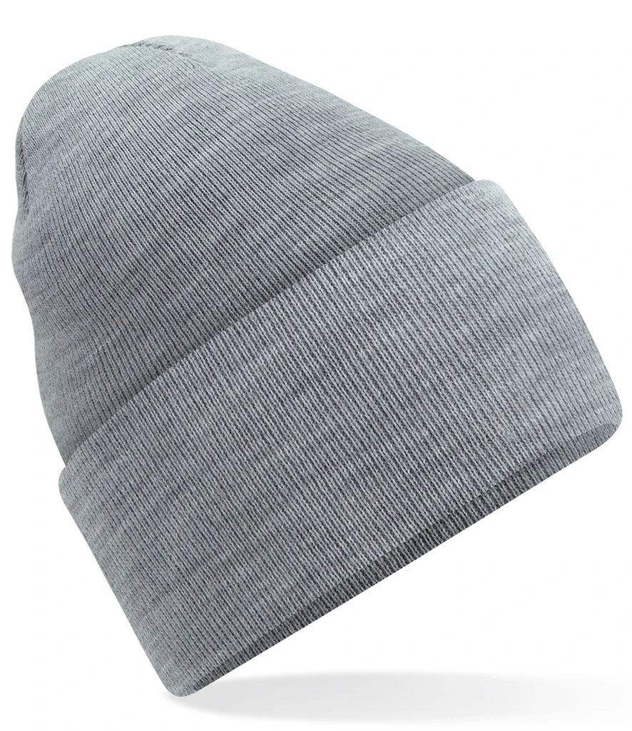 Beechfield Original Recycled Deep Cuffed Beanie — Ash