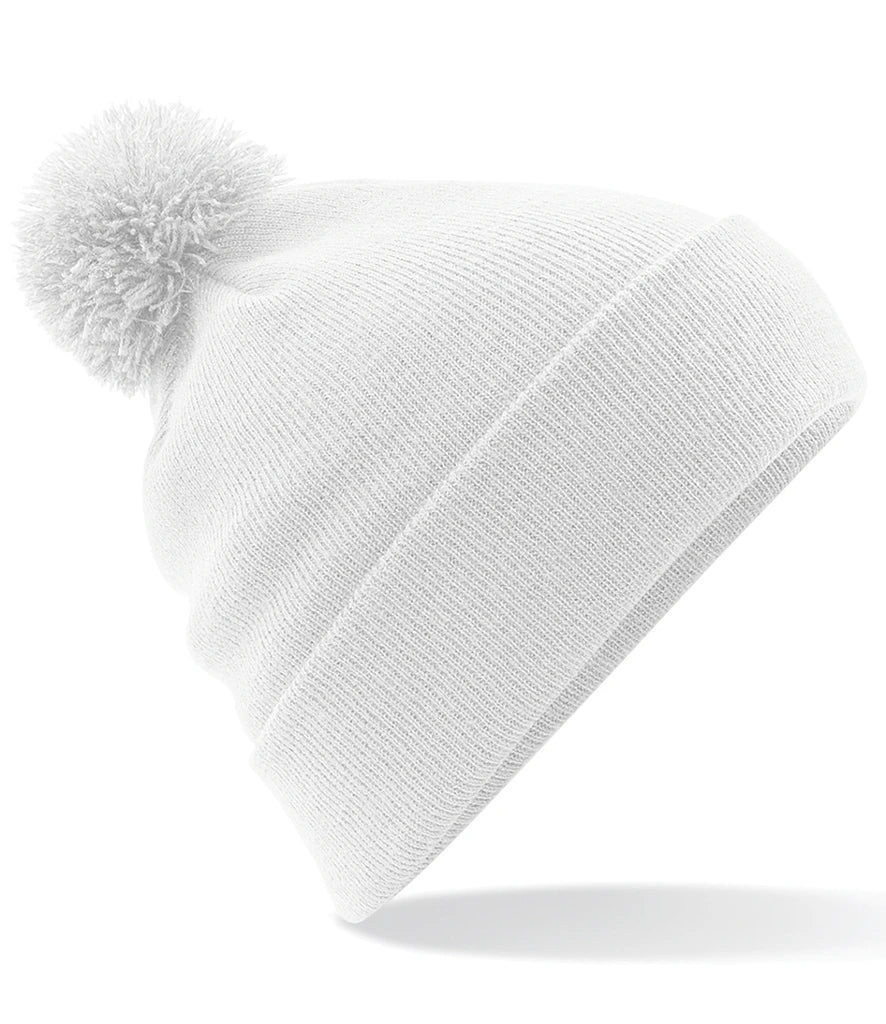 Beechfield Original Pom Pom Beanie — White