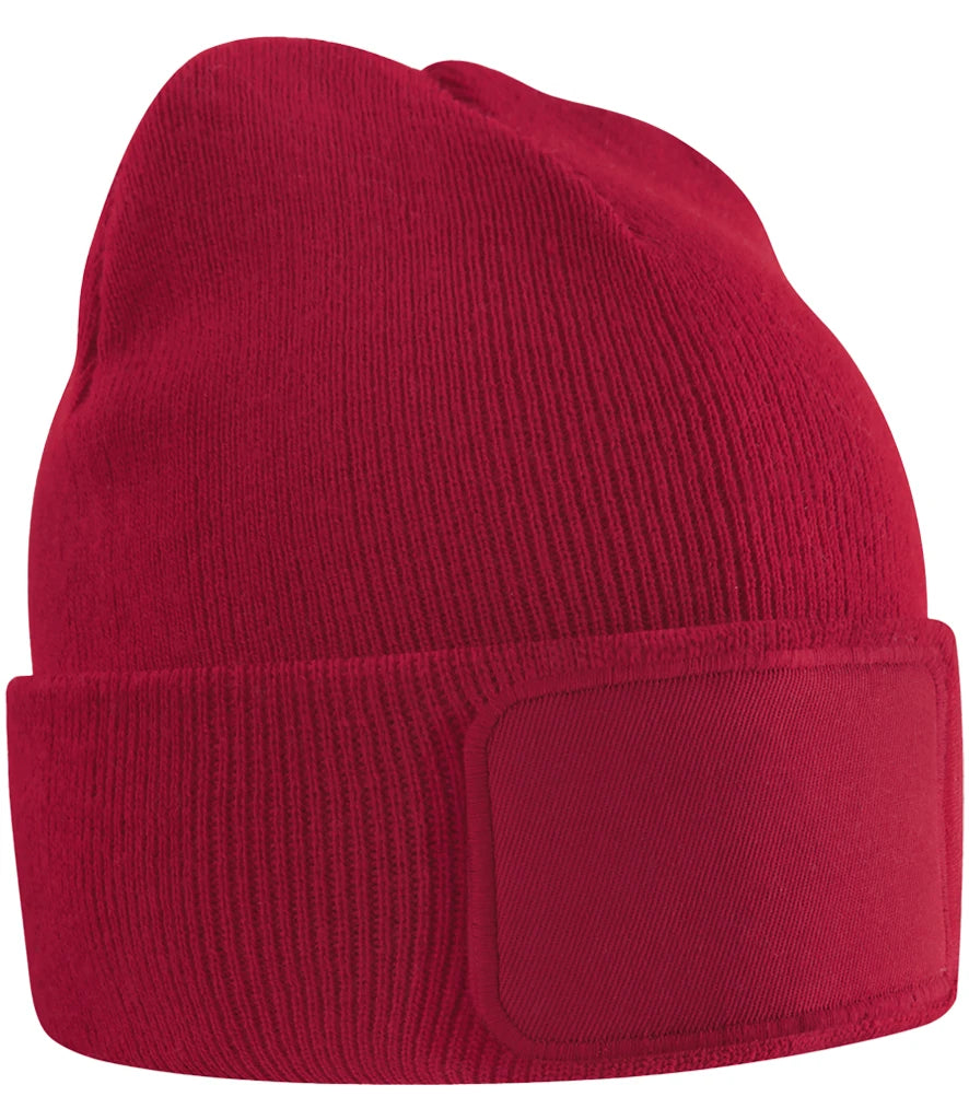 Beechfield Kids Original Patch Beanie — Classic Red