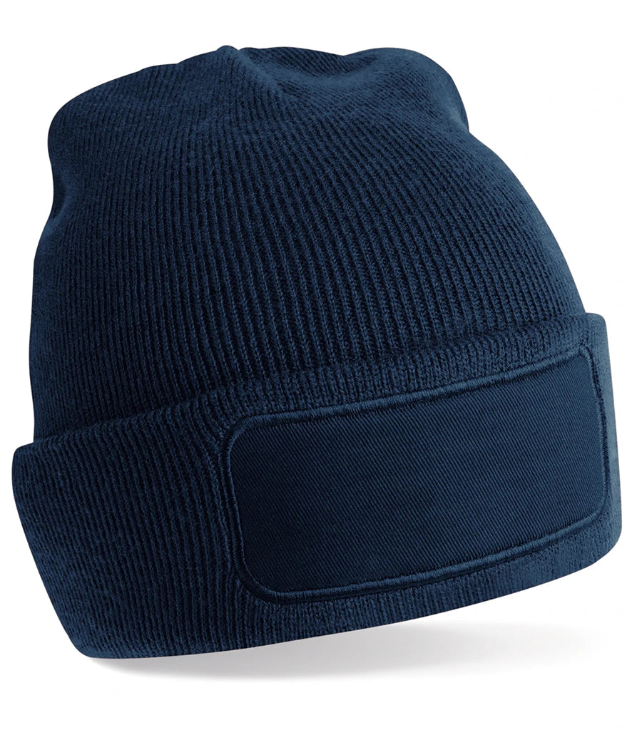 Beechfield Recycled Original Patch Beanie — French Navy