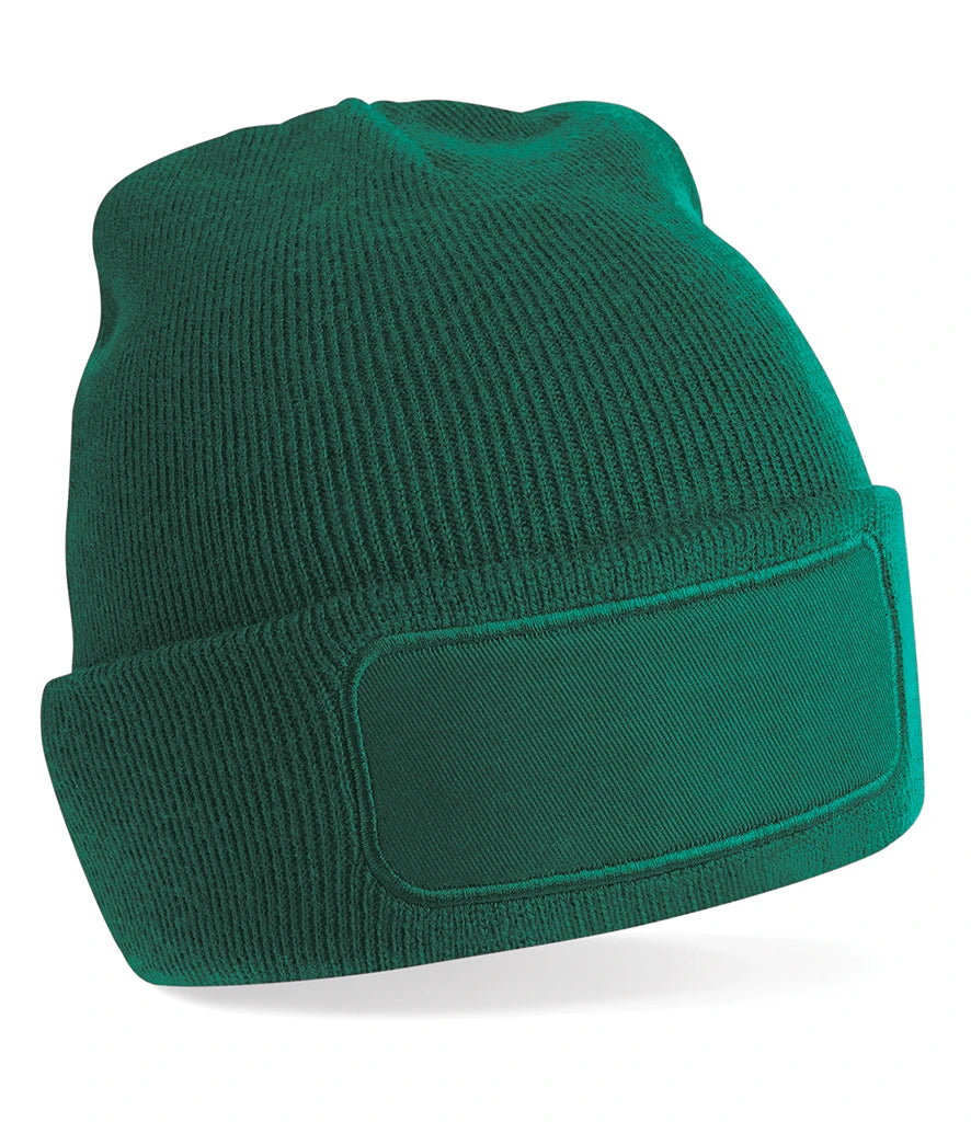 Beechfield Original Patch Beanie — Bottle Green