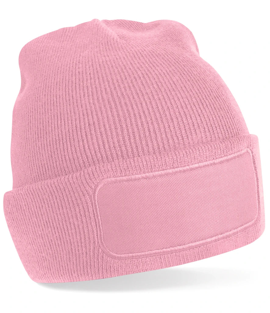 Beechfield Original Patch Beanie — Dusky Pink