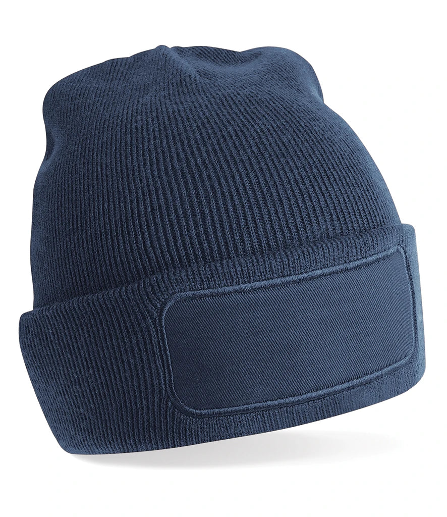 Beechfield Original Patch Beanie — French Navy