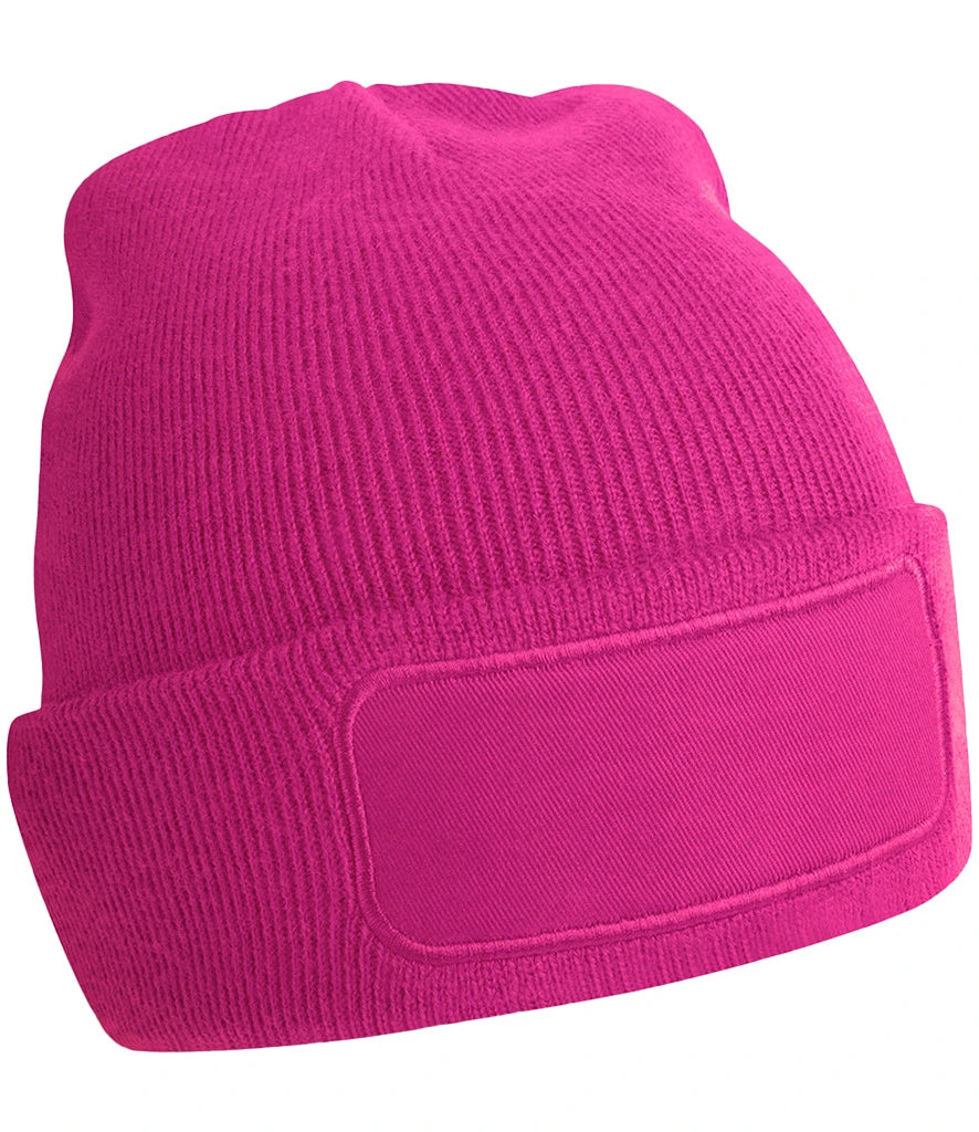Beechfield Original Patch Beanie — Fuchsia