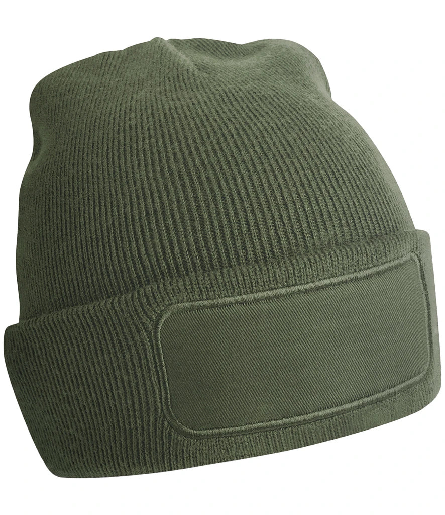 Beechfield Original Patch Beanie — Olive Green