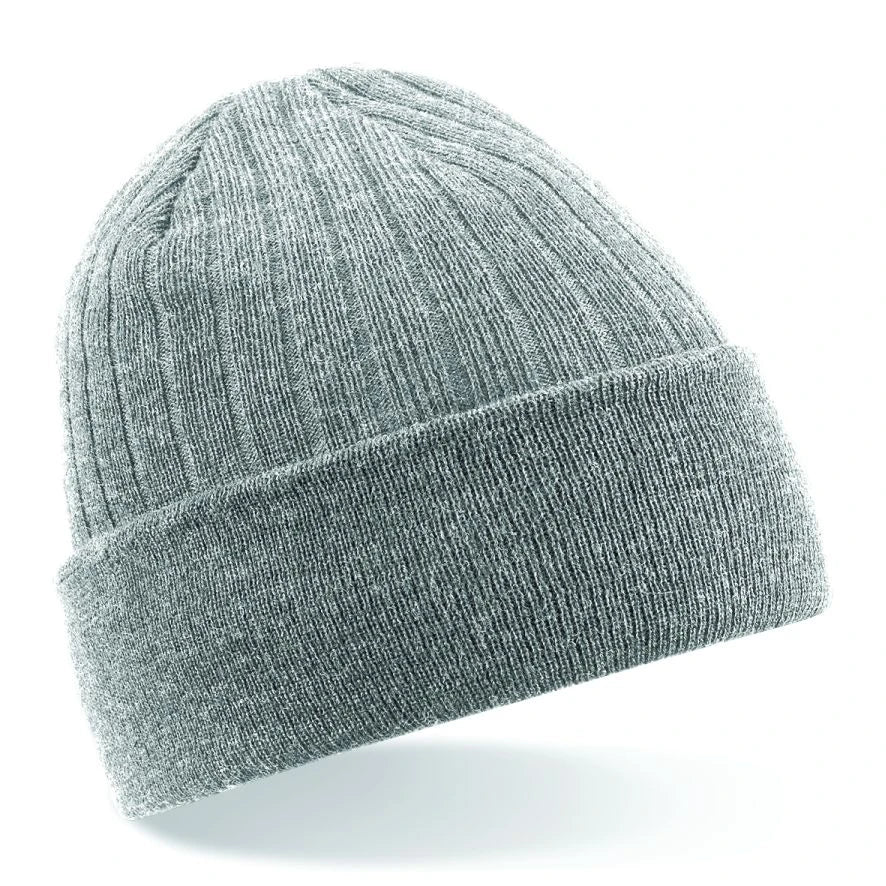 Beechfield Thinsulate™ Beanie — Heather Grey