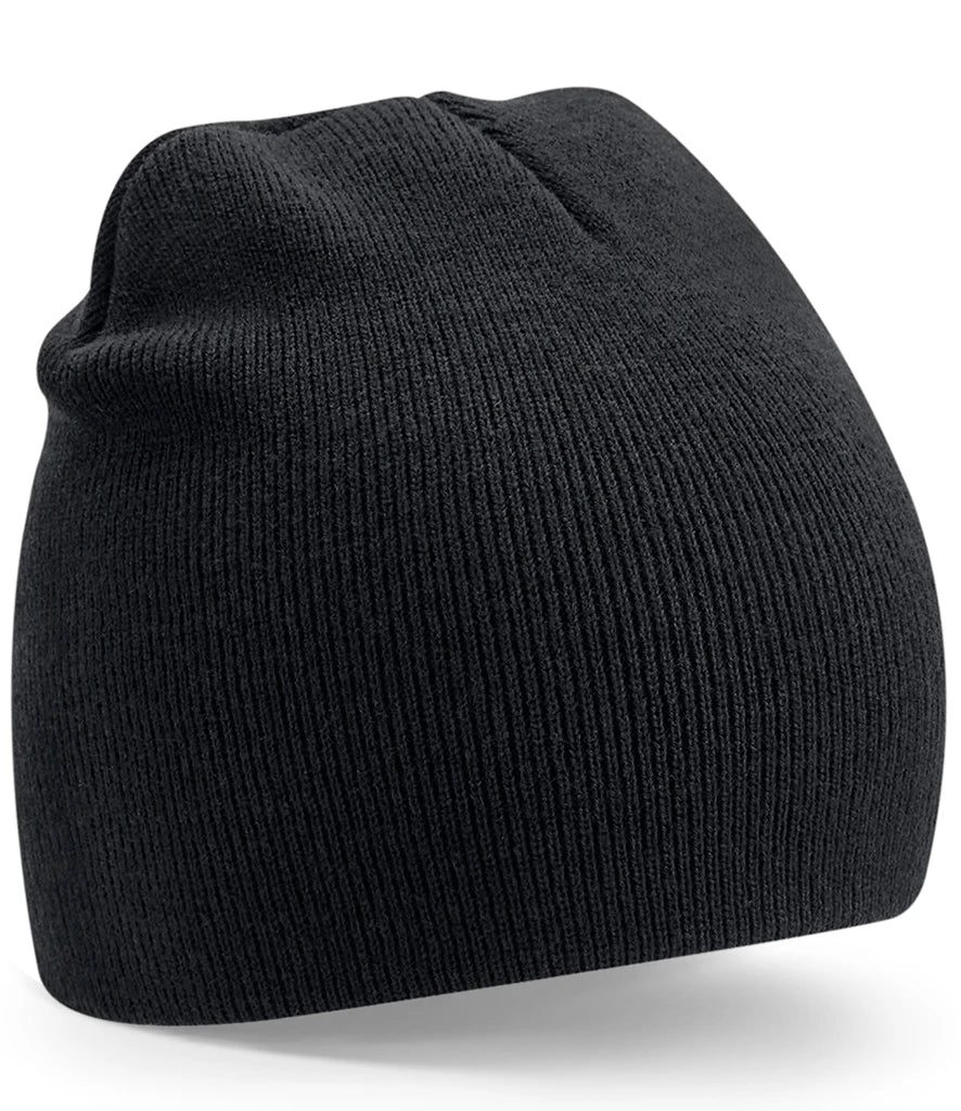 Beechfield Recycled Original Pull-On Beanie — Black