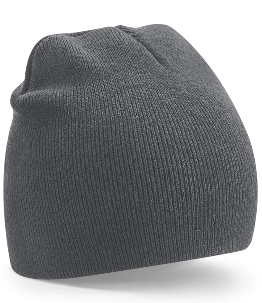 Beechfield Recycled Original Pull-On Beanie — Graphite Grey
