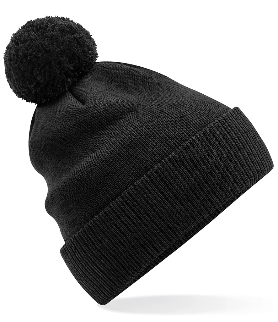 Beechfield Organic Cotton Snowstar® Beanie — Black