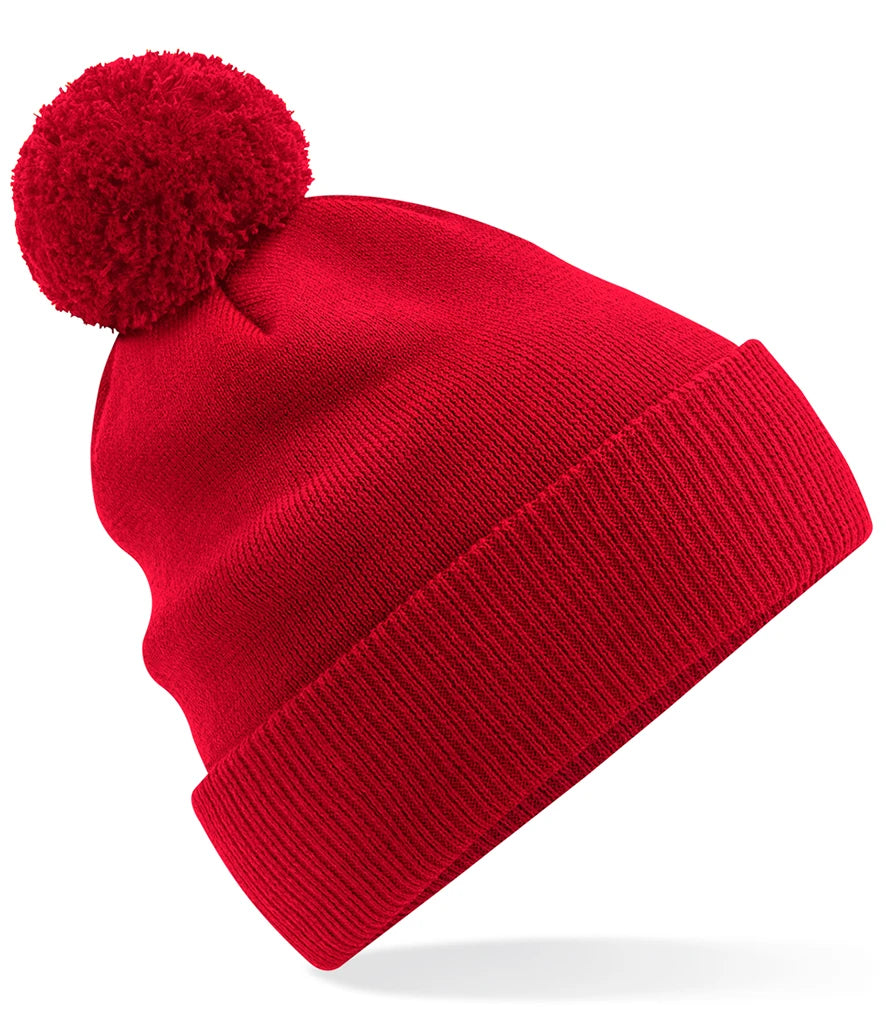 Beechfield Organic Cotton Snowstar® Beanie — Classic Red