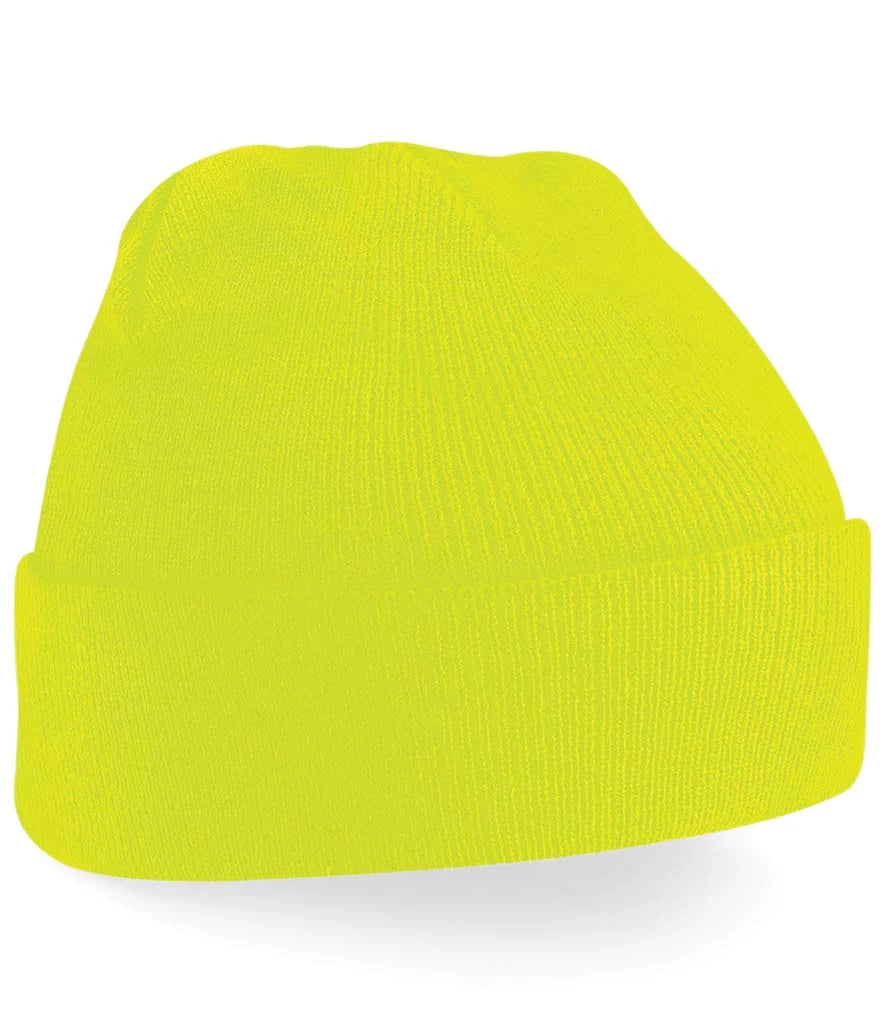Beechfield Kids Original Cuffed Beanie — Fluorescent Yellow