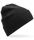 Beechfield Organic Cotton Original Cuffed Beanie — Black