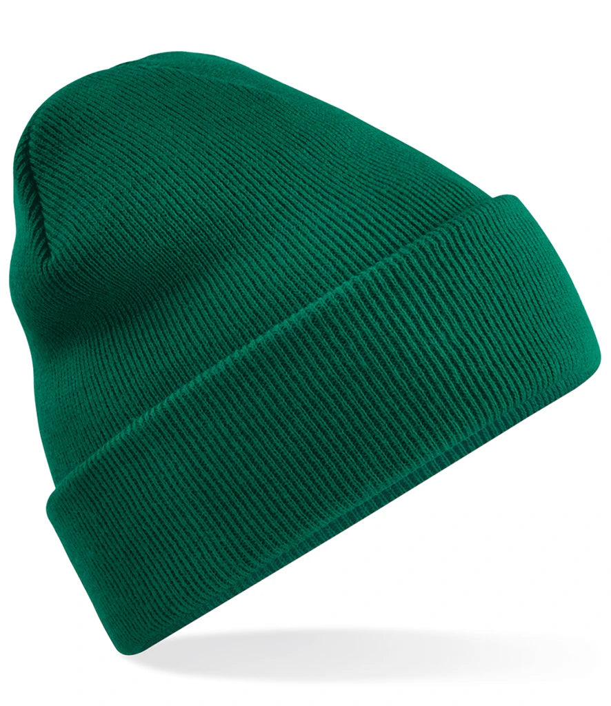 Beechfield Recycled Original Cuffed Beanie — Bottle Green