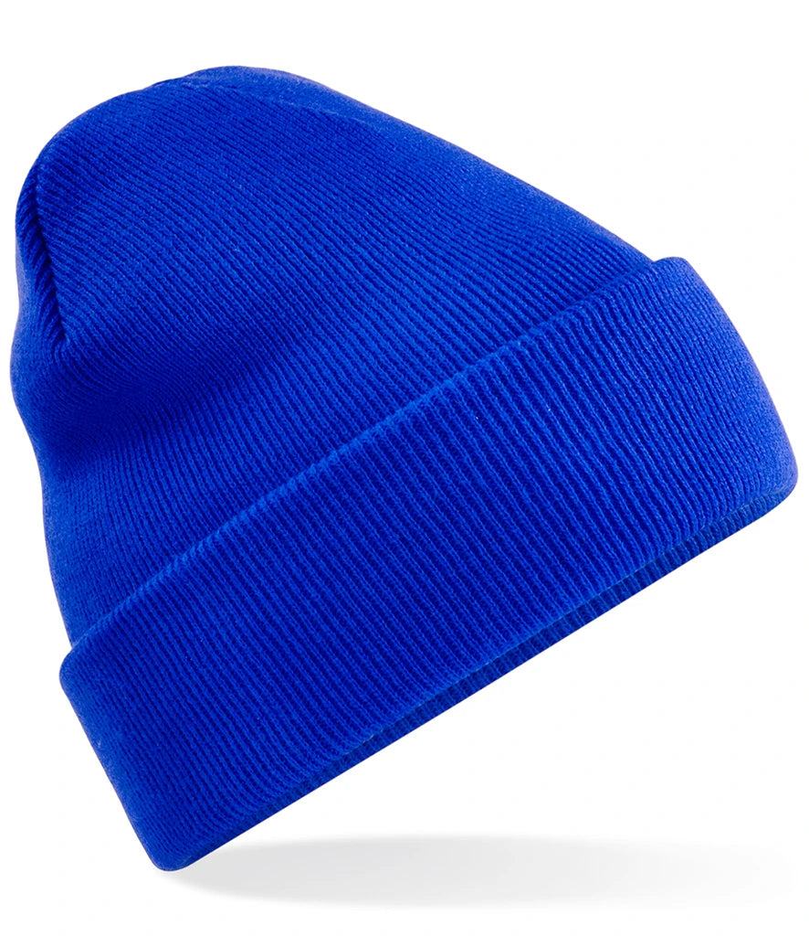 Beechfield Recycled Original Cuffed Beanie — Bright Royal