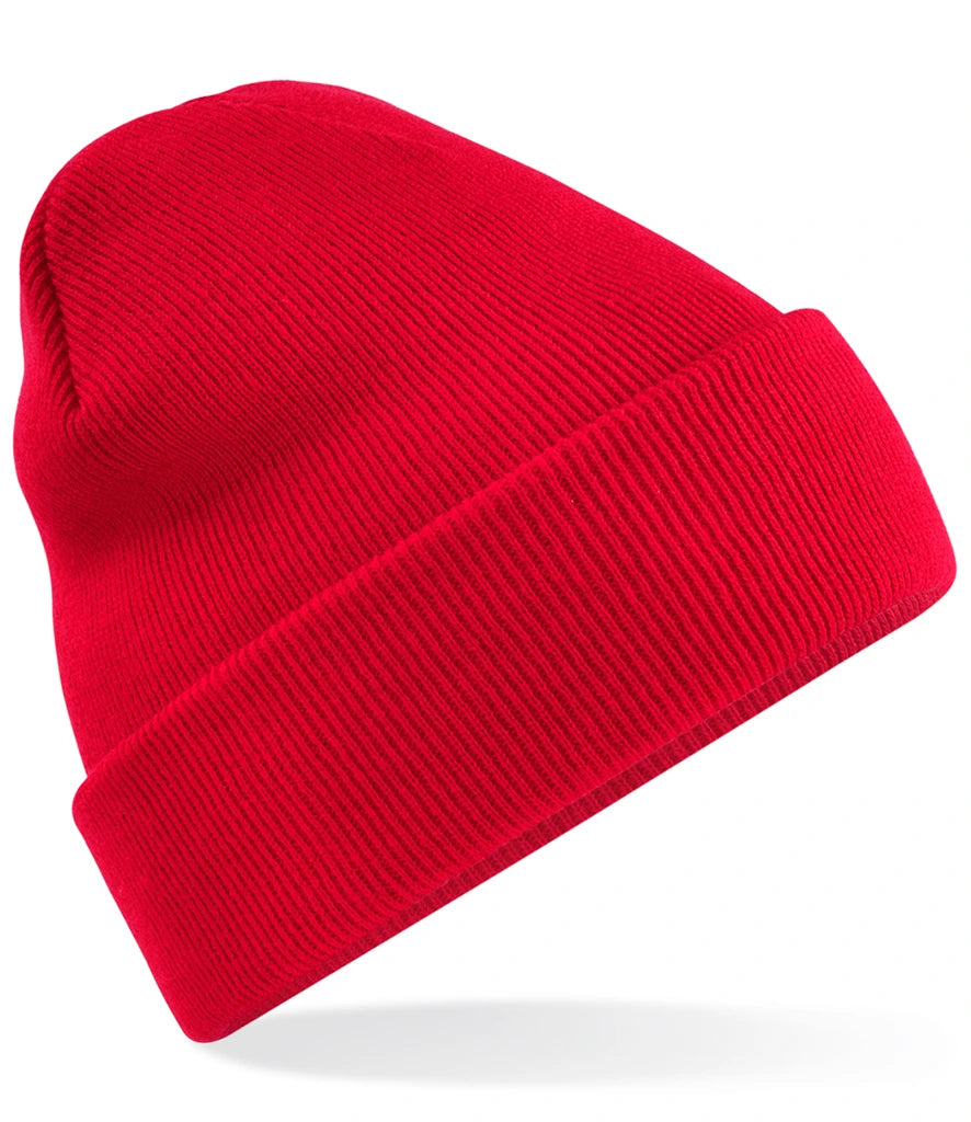 Beechfield Recycled Original Cuffed Beanie — Classic Red
