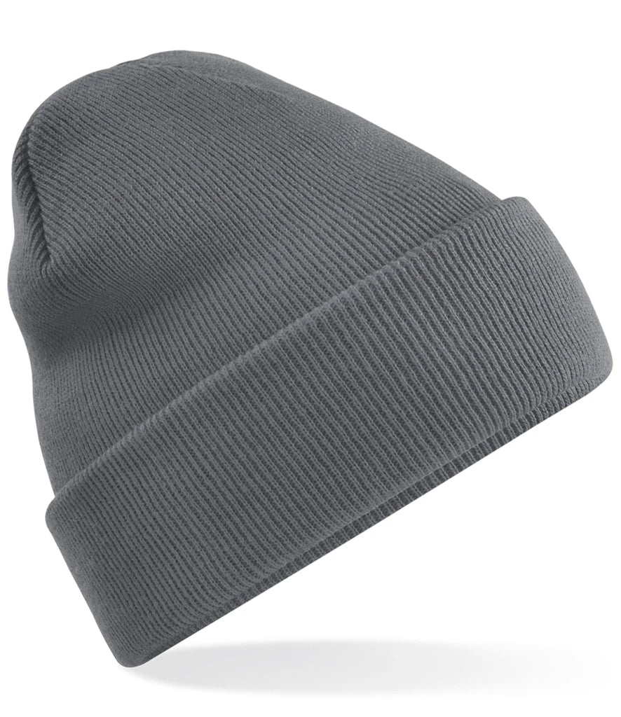 Beechfield Recycled Original Cuffed Beanie — Graphite Grey