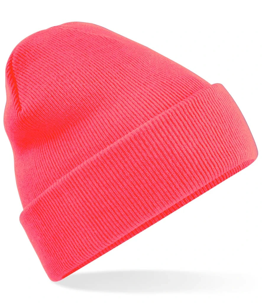 Beechfield Original Cuffed Beanie — Fluorescent Pink