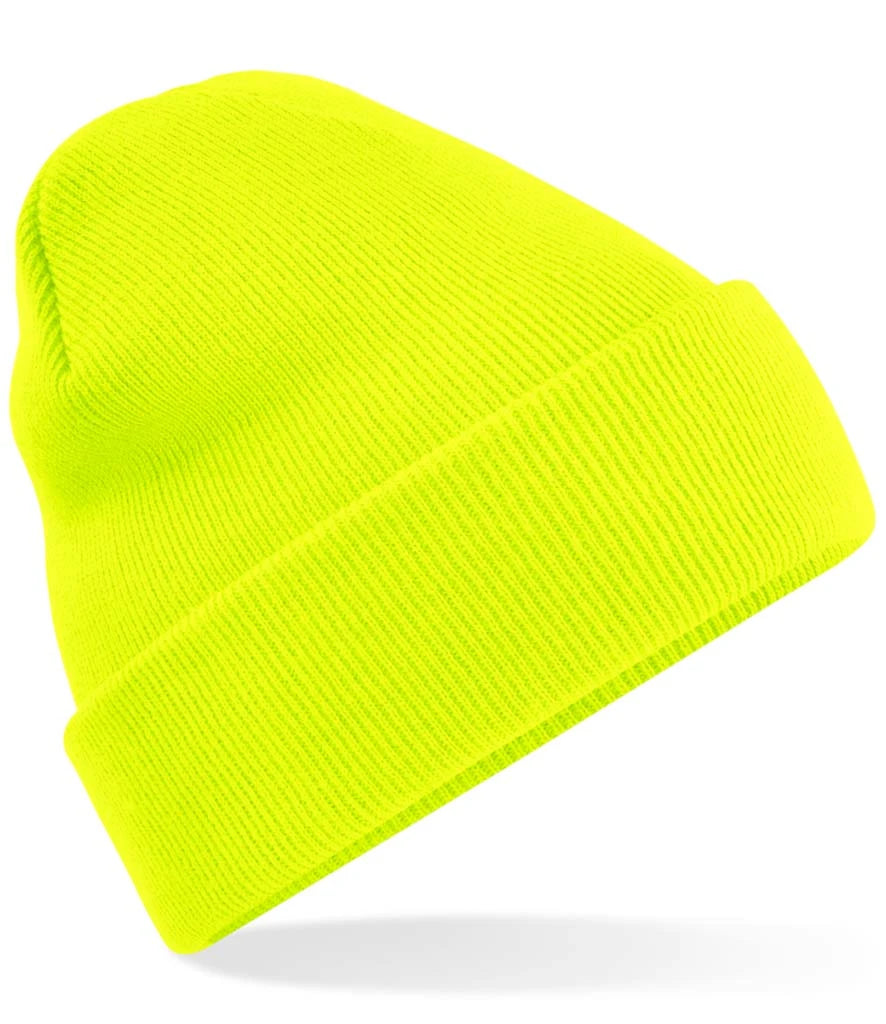 Beechfield Original Cuffed Beanie — Fluorescent Yellow