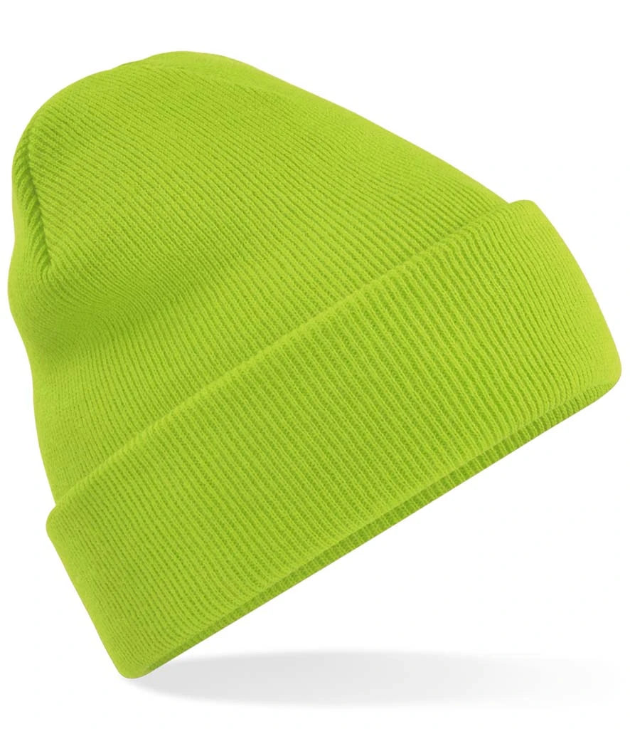 Beechfield Original Cuffed Beanie — Lime Green