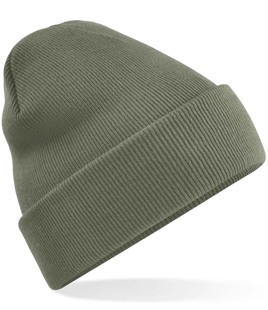 Beechfield Original Cuffed Beanie — Olive Green