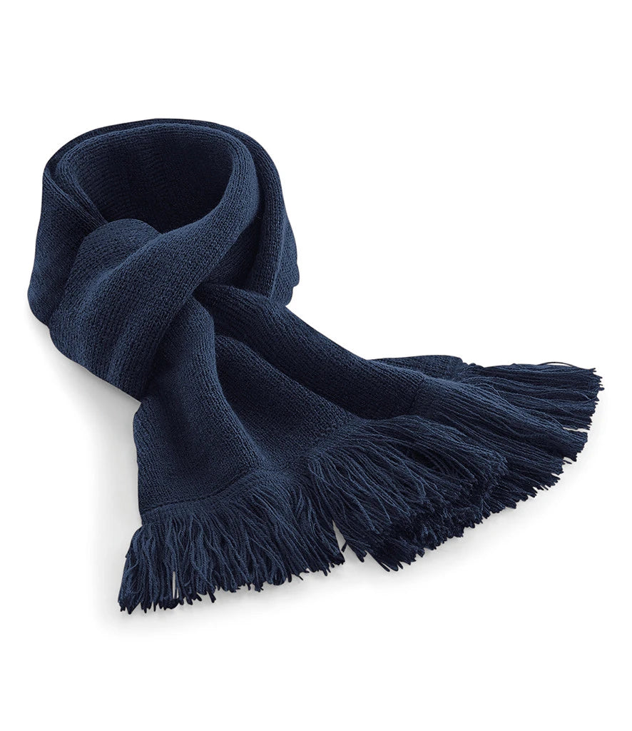 Beechfield Classic Knitted Scarf — French Navy