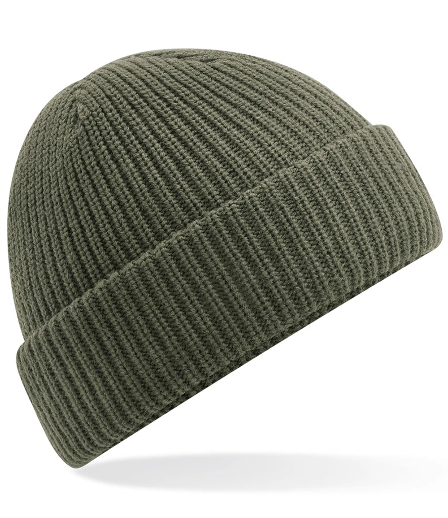 Beechfield Water Repellent Thermal Elements Beanie — Olive Green