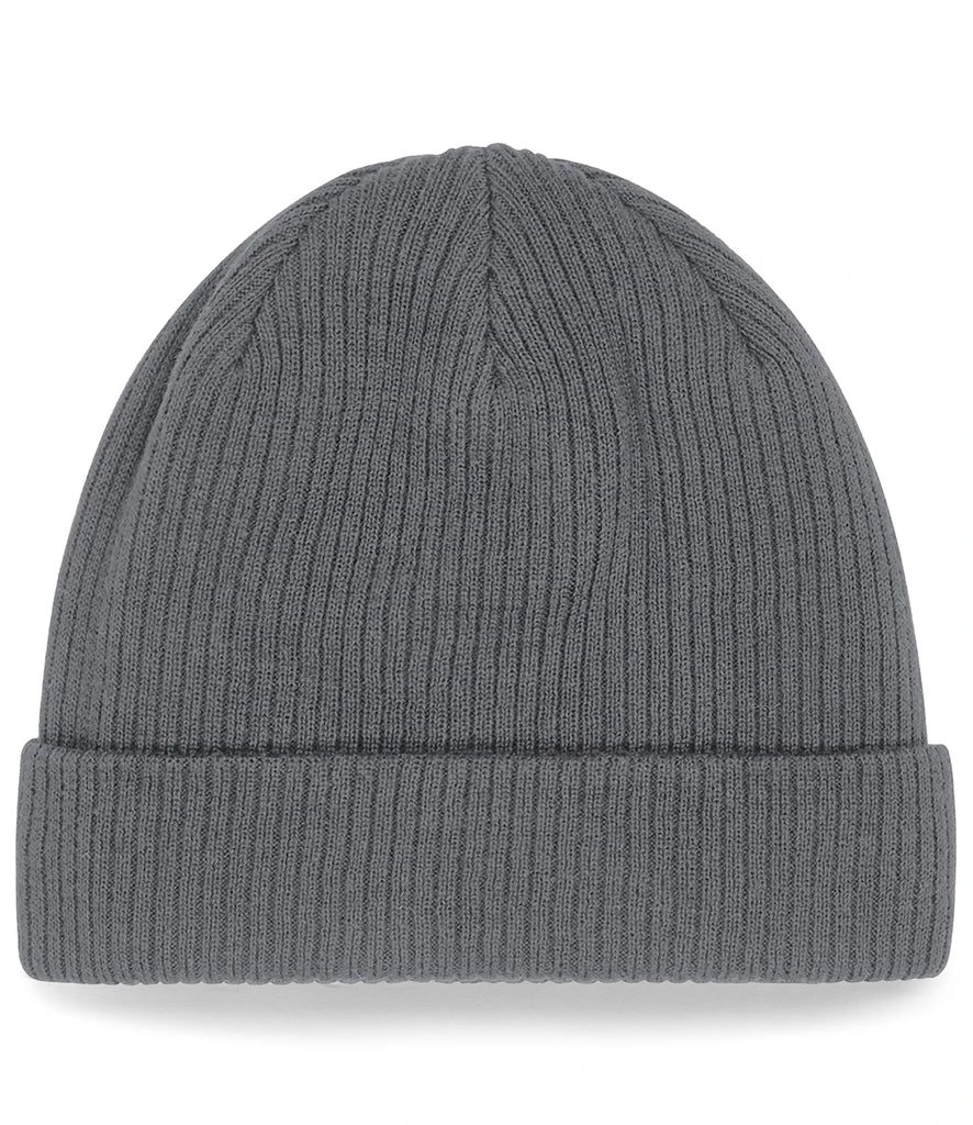 Beechfield Organic Cotton Beanie — Graphite Grey