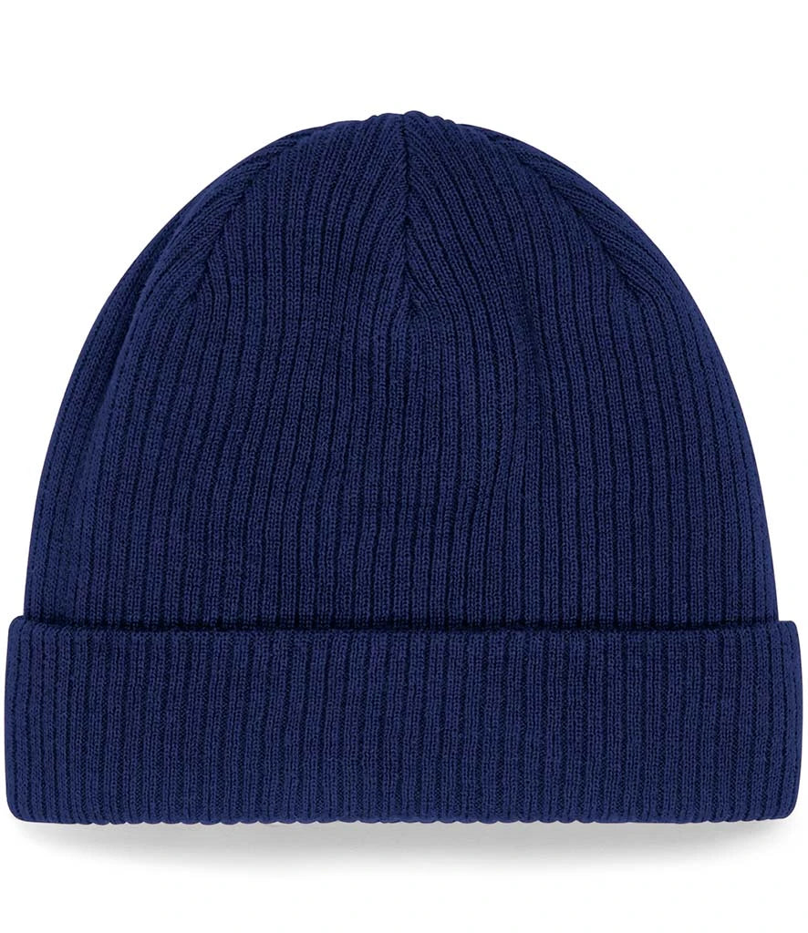 Beechfield Organic Cotton Beanie — Oxford Navy