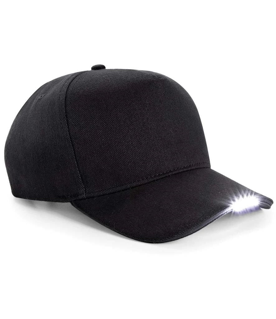 Beechfield LED Light Cap — Black