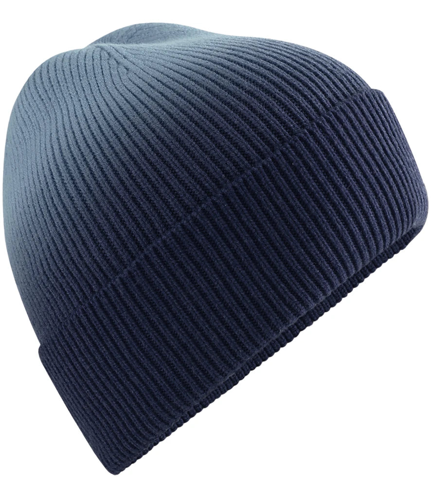 Beechfield Dip Dye Beanie — Navy Dip Dye