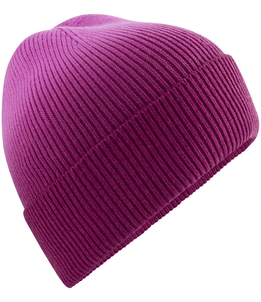 Beechfield Dip Dye Beanie — Pink Dip Dye
