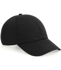 Beechfield Organic Cotton 6 Panel Cap — Black