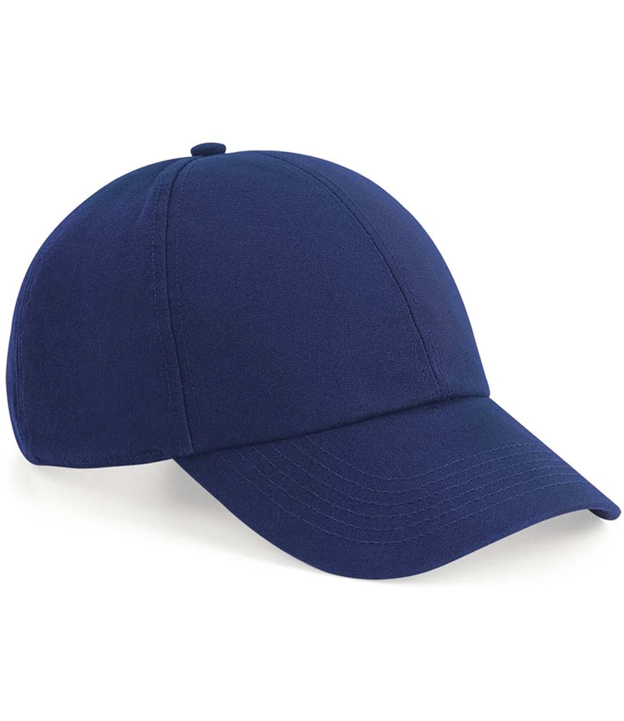 Beechfield Organic Cotton 6 Panel Cap — Oxford Navy