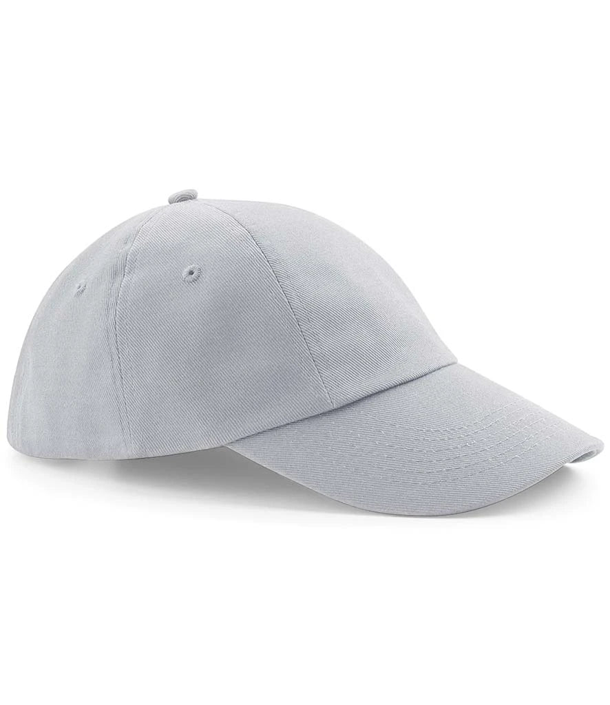 Beechfield Low Profile Heavy Cotton Drill Cap — Light Grey