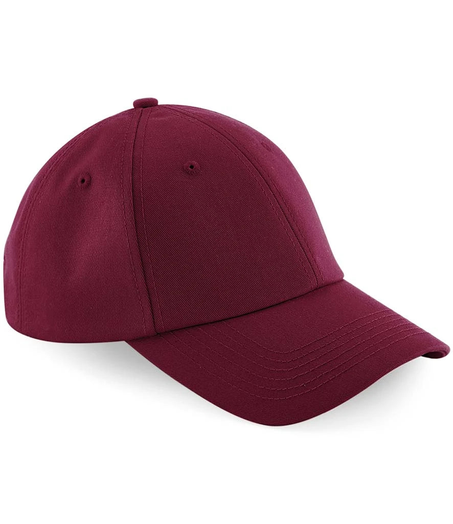 Beechfield Authentic Baseball Cap — Burgundy