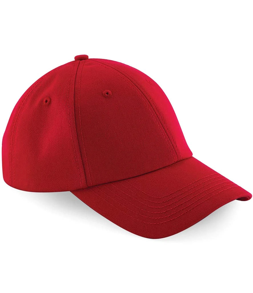 Beechfield Authentic Baseball Cap — Classic Red