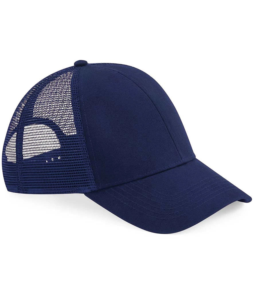 Beechfield Organic Cotton Trucker Cap — Oxford Navy