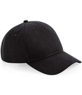 Beechfield Organic Cotton 5 Panel Cap — Black